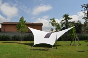 Solar garden sail Solar garden sail